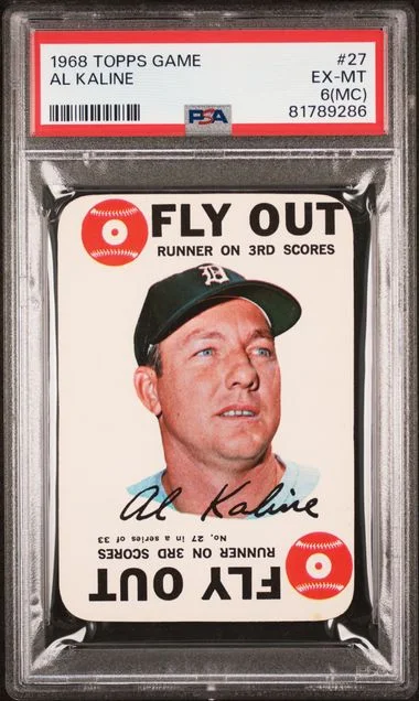 1968 Topps Al Kaline Game #27 card image