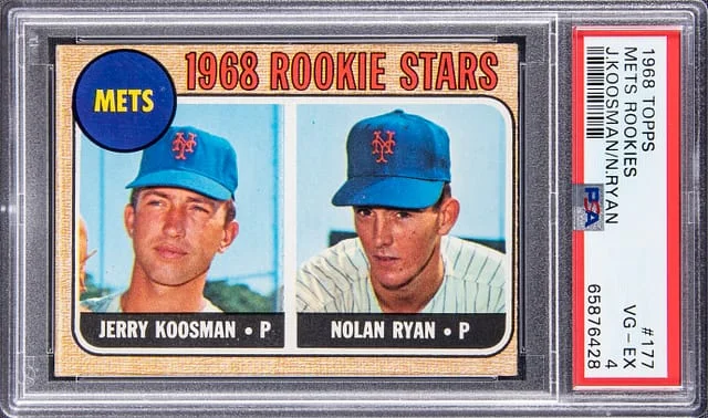 1968 Topps Baseball Nolan Ryan #177 card image