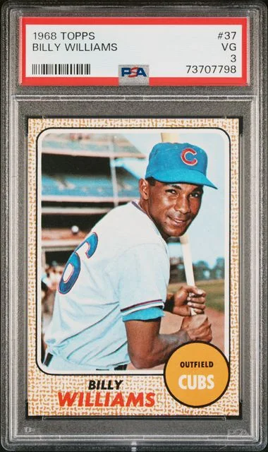 1968 Topps Billy Williams #37 card image