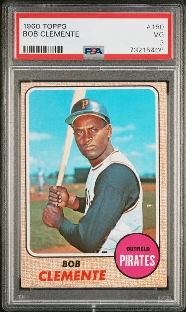 1968 Topps Bob Clemente #150 card image