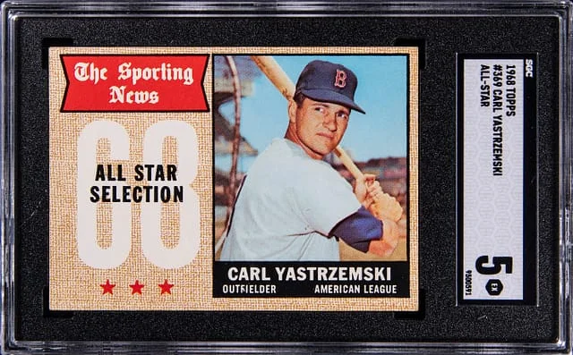 1968 Topps Carl Yastrzemski All-Star #369 card image
