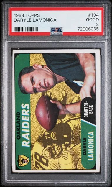 1968 Topps Daryle Lamonica #194 card image
