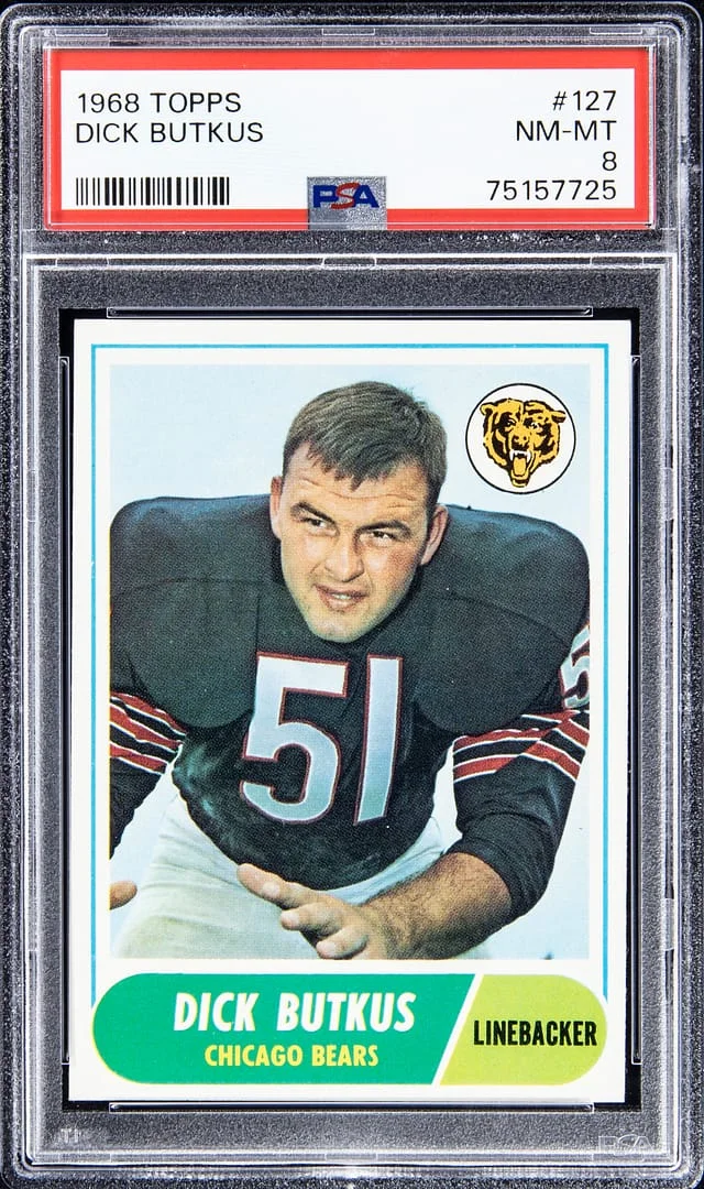 1968 Topps Dick Butkus #127 card image