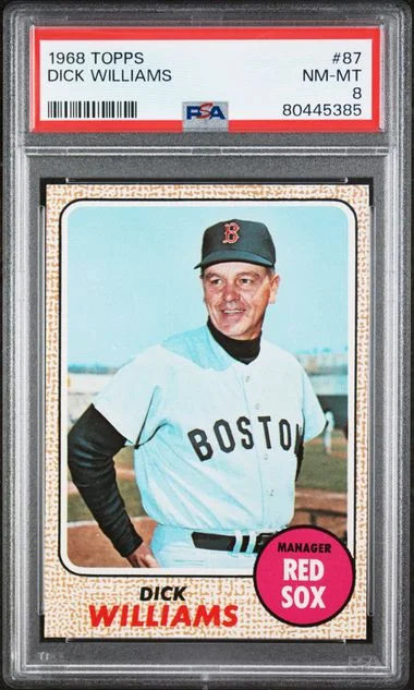 1968 Topps Dick Williams #87 card image