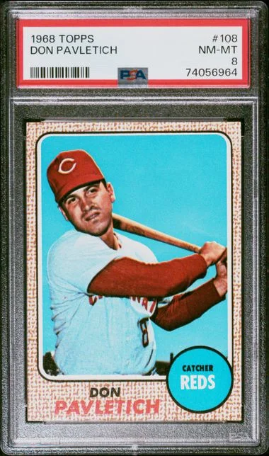 1968 Topps Don Pavletich #108 card image