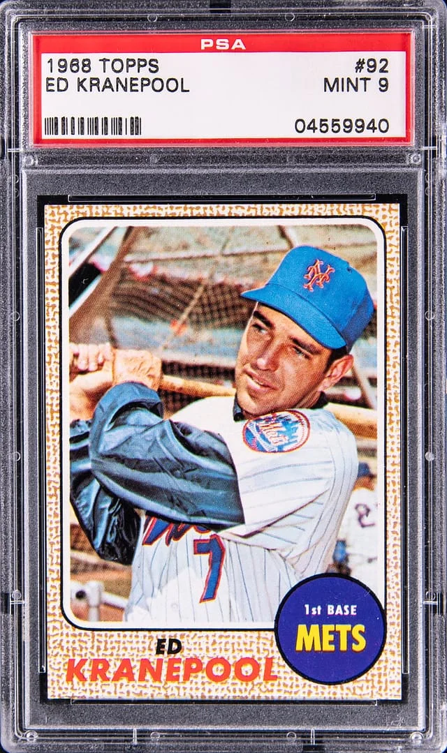 1968 Topps Ed Kranepool #92 card image