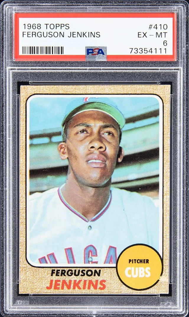 1968 Topps Ferguson Jenkins #410 card image