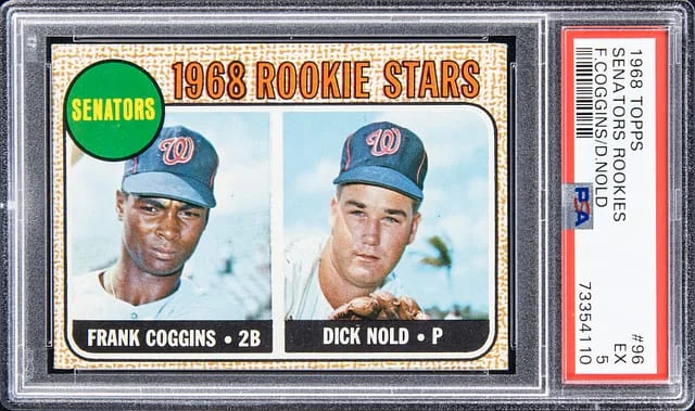 1968 Topps Frank Coggins/Dick Nold Senators Rookies #96 card image