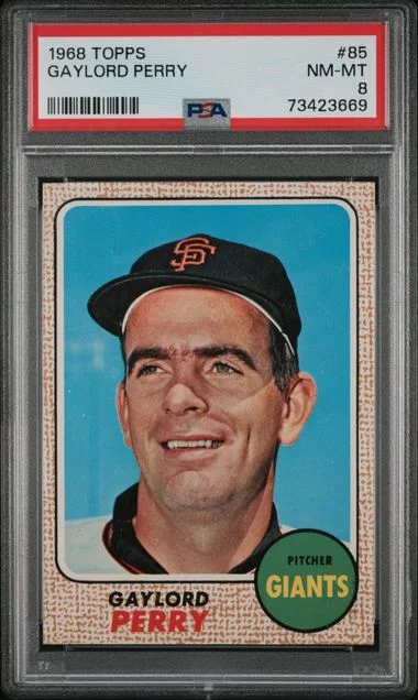 1968 Topps Gaylord Perry #85 card image