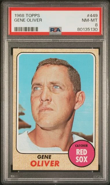 1968 Topps Gene Oliver #449 card image