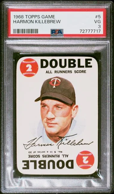 1968 Topps Harmon Killebrew Game #5 card image