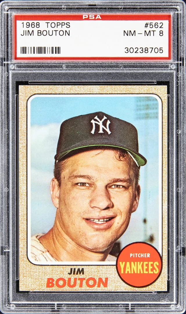 1968 Topps Jim Bouton #562 card image