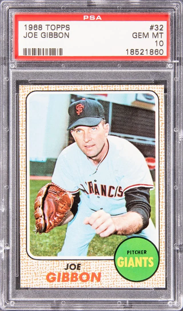 1968 Topps Joe Gibbon #32 card image