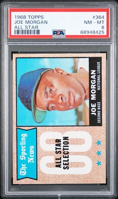 1968 Topps Joe Morgan All Star #364 card image