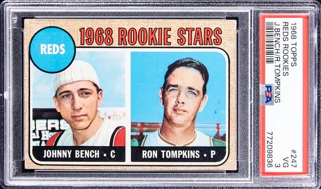 1968 Topps Johnny Bench #247 card image
