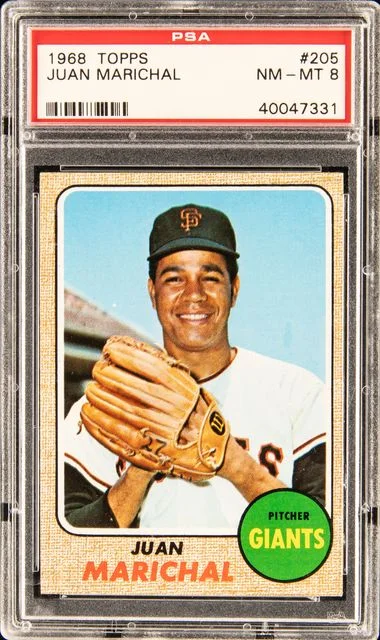 1968 Topps Juan Marichal #205 card image