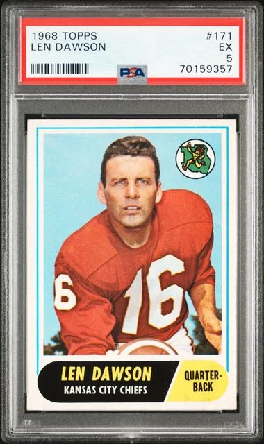 1968 Topps Len Dawson #171 card image