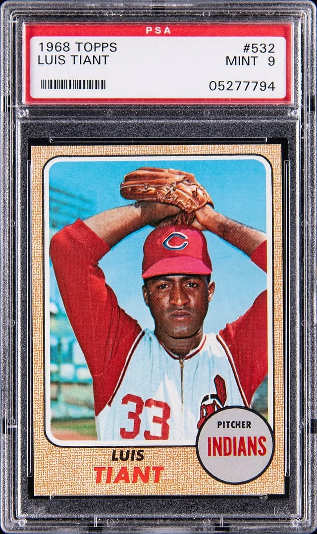 1968 Topps Luis Tiant #532 card image