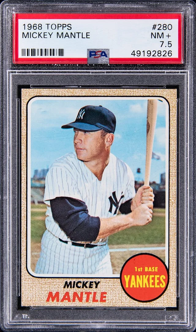 1968 Topps Mickey Mantle #280 card image