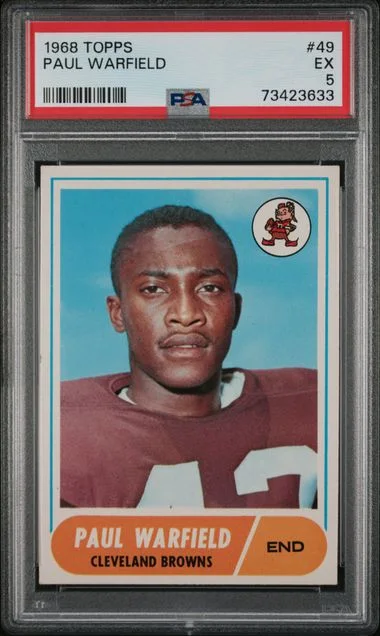 1968 Topps Paul Warfield #49 card image
