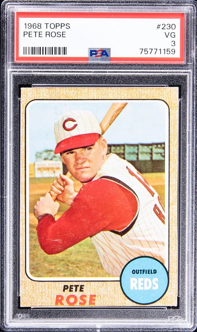 1968 Topps Pete Rose #230 card image
