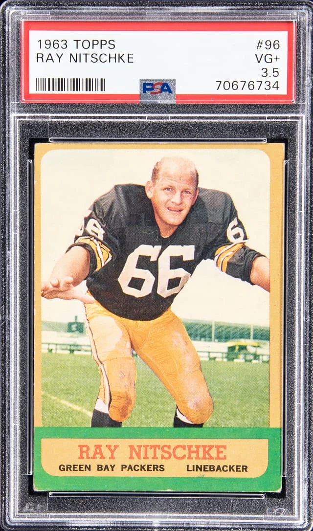 1968 Topps Ray Nitschke #96 card image