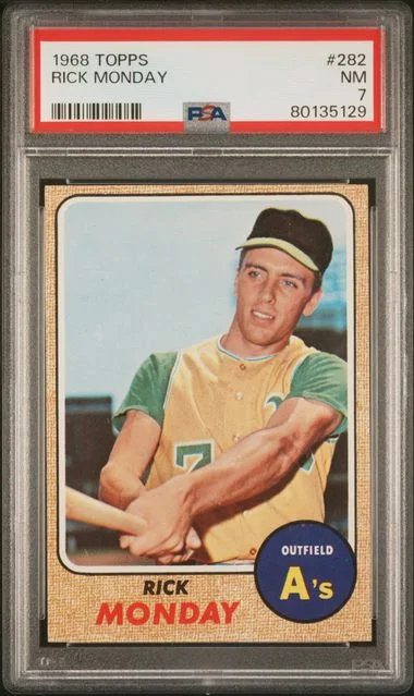 1968 Topps Rick Monday #282 card image