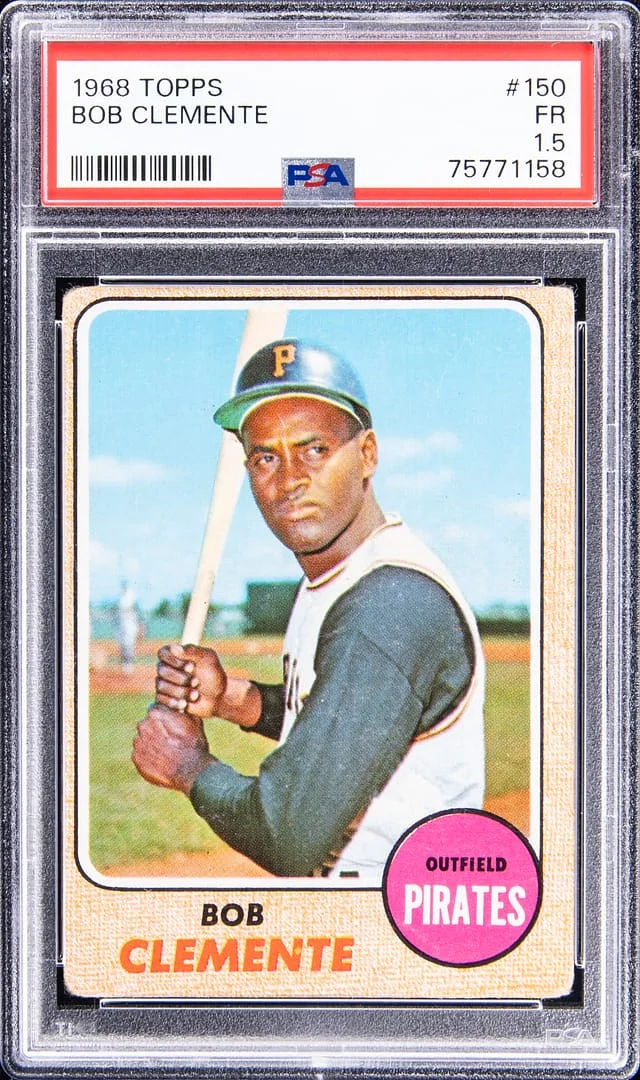 1968 Topps Roberto Clemente #150 card image