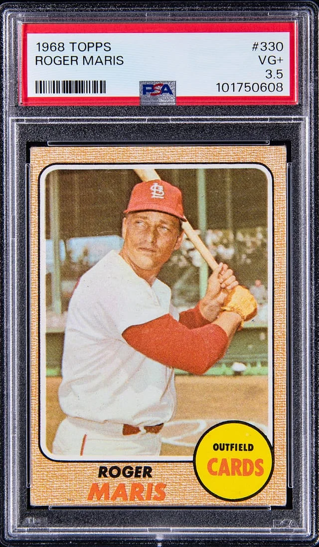 1968 Topps Roger Maris #330 card image