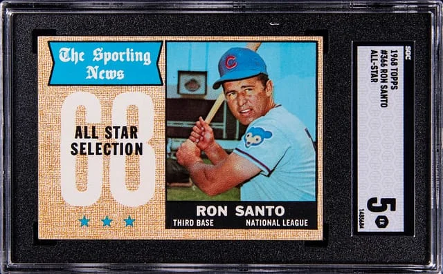 1968 Topps Ron Santo All Star #366 card image