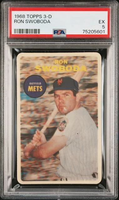 1968 Topps Ron Swoboda #3-D card image