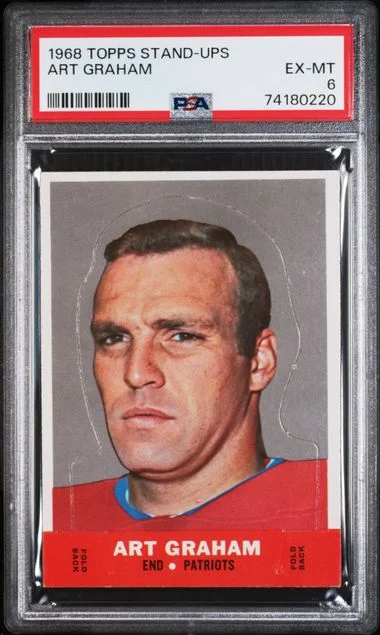 1968 Topps Stand-Ups Art Graham #no-number card image