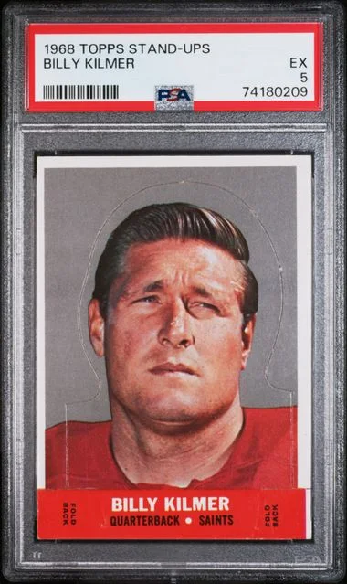 1968 Topps Stand-Ups Billy Kilmer #no-number card image
