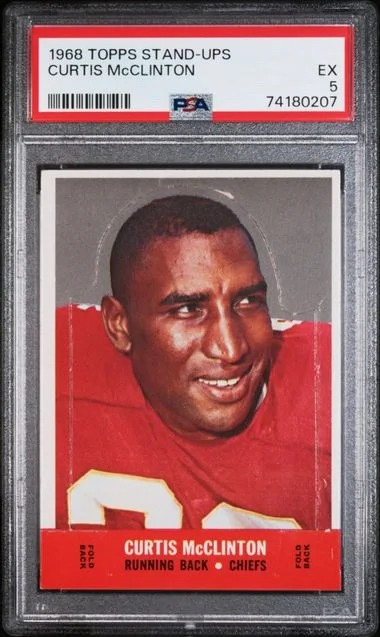 1968 Topps Stand-Ups Curtis McClinton #no-number card image