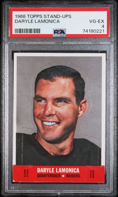 1968 Topps Stand-Ups Daryle Lamonica #no-number card image