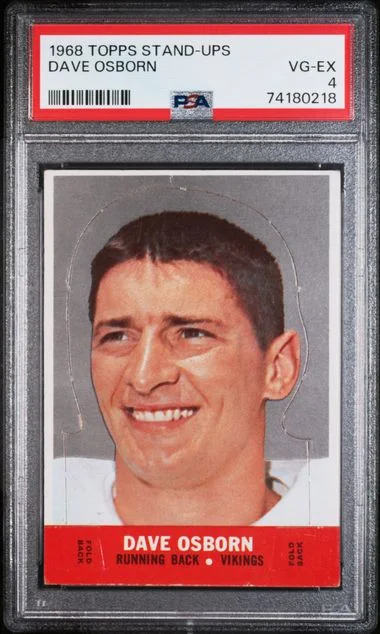 1968 Topps Stand-Ups Dave Osborn #no-number card image