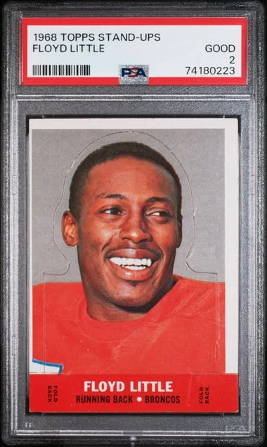 1968 Topps Stand-Ups Floyd Little #no-number card image