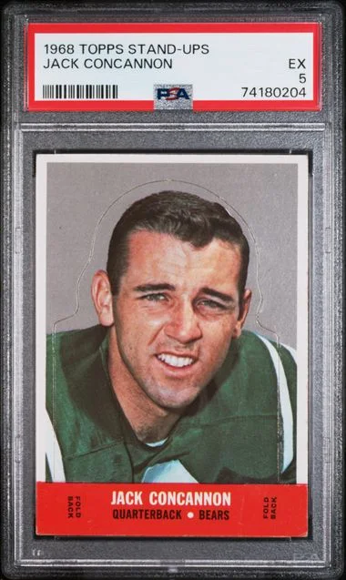 1968 Topps Stand-Ups Jack Concannon #no-number card image