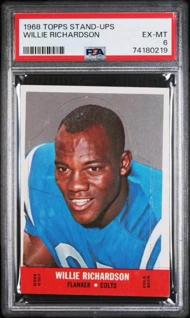 1968 Topps Stand-Ups Willie Richardson #no-number card image