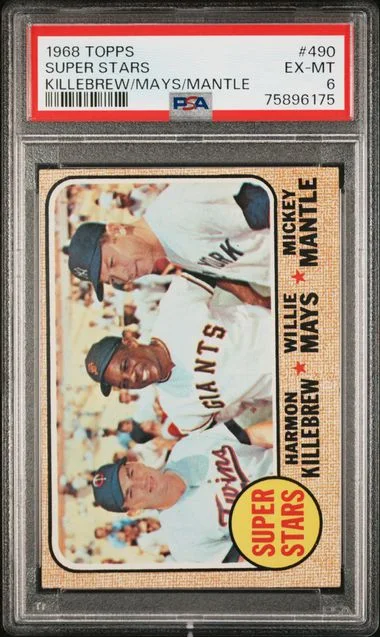 1968 Topps Super Stars #490 card image