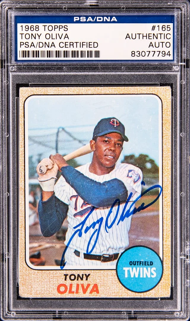 1968 Topps Tony Oliva #165 card image