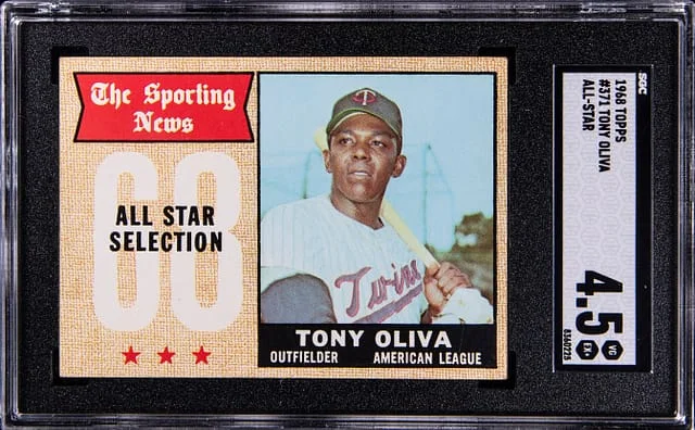 1968 Topps Tony Oliva All-Star #371 card image