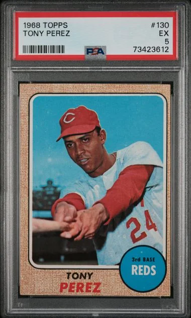 1968 Topps Tony Perez #130 card image