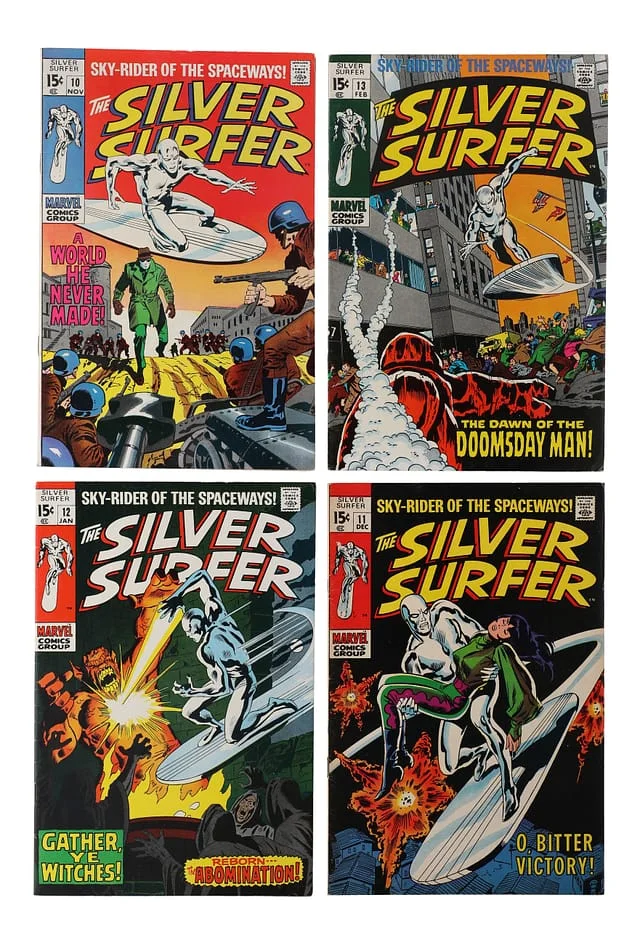 1969-70 Marvel) 4 Books - Raw Appearance of Yarro Gort #1st card image