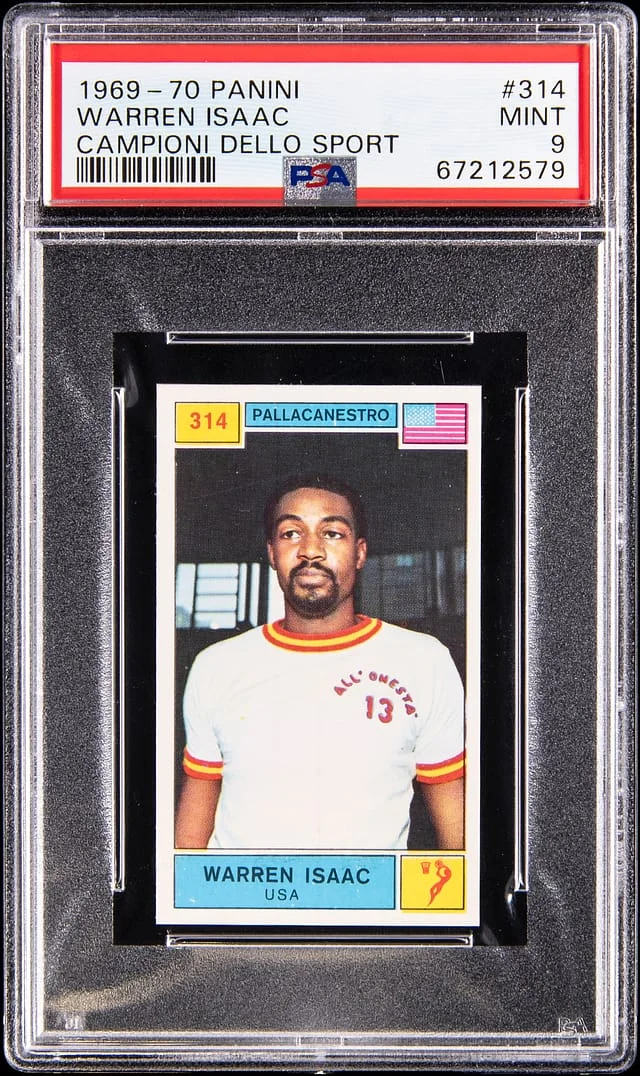 1969-70 Panini Warren Isaac Campioni Dello Sport #314 card image