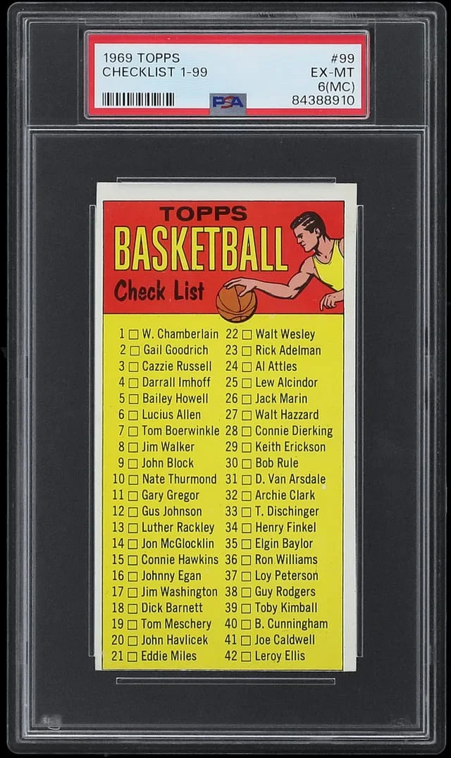 1969-70 Topps 1-99 Basketball #99 card image