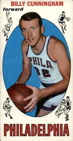 1969-70 Topps Billy Cunningham #40 card image