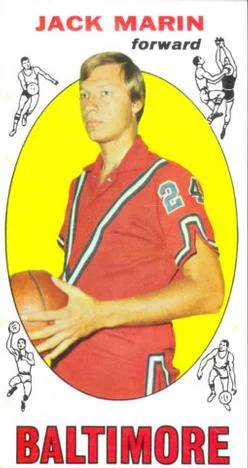 1969-70 Topps Jack Marin #26 card image