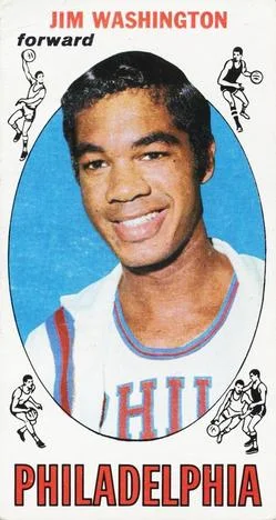 1969-70 Topps Jim Washington #17 card image