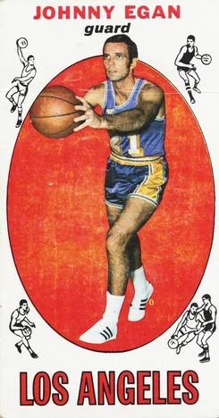 1969-70 Topps Johnny Egan #16 card image